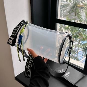 圓筒夏季防水透明PVC游泳果凍包