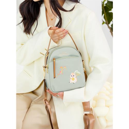 2025新款潮小包包女包牛津布手機包防水媽媽包單肩報斜挎包手提包