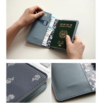韓版可愛小清新短款旅游護照夾