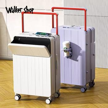 Walker Shop奧卡索奢侈品牌寬拉桿行李箱20寸多功能登機箱旅行箱