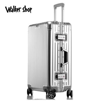 Walker Shop奧卡索奢侈品牌全鋁鎂合金拉桿箱登機旅行箱行李箱包
