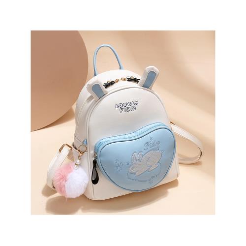 2025雙肩女包可愛小兔子兒童小包包女童少女學生休閑旅行雙肩小包