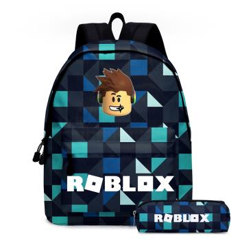 roblox兩件套束口袋書包兒童卡通