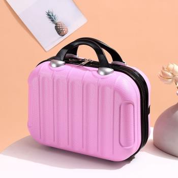 鵑羚新款手提箱14寸可愛化妝箱輕便16寸密碼旅行皮箱子小型行李箱