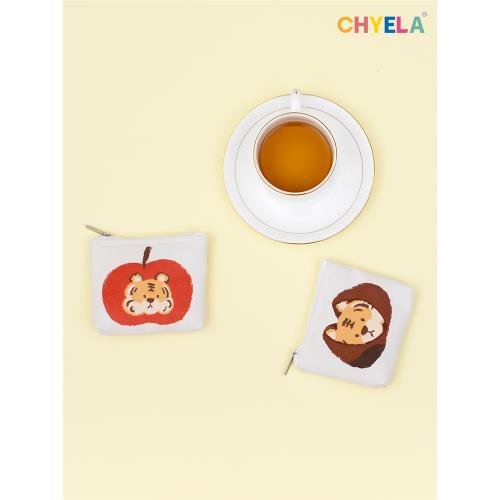 chen冬至 零錢包女迷你可愛鑰匙包帆布袋耳機收納小包包學生QT114