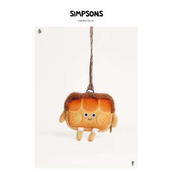 simpsons奶酪芝士卡通款耳機胸包