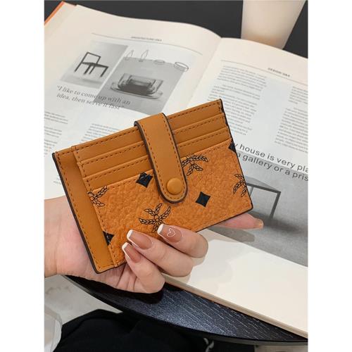 超薄小卡包女小巧迷你簡約精致高檔防消磁多卡位銀行卡片夾零錢包