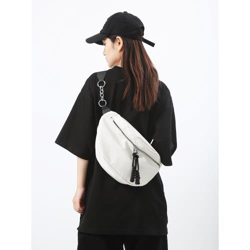 輕便休閑胸包女挎包單肩斜挎包男士運動背包百搭腰包潮騎行機車包