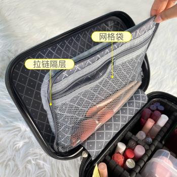 16寸手提行李箱化妝包女迷你密碼箱輕便防水洗漱包化妝品收納箱