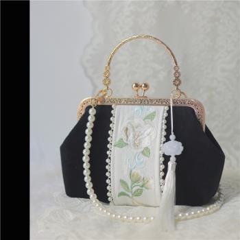 古風口金包斜挎手提刺繡