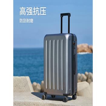高檔行李箱拉鏈26寸男女拉桿旅行密碼箱結實萬向輪學生20寸登機箱