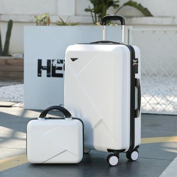 行李箱男高顏值耐用大容量24寸20高級感學生男生登機箱拉桿旅行箱