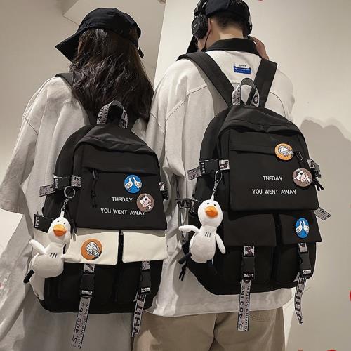 書包男韓版高中原宿ulzzang大學生大容量ins潮雙肩包初中女背包