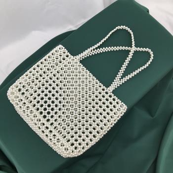 包包女材料復古鏤空單肩沙灘diy