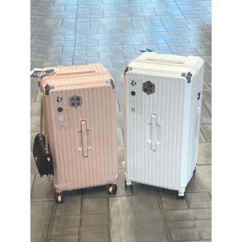 新款行李箱加厚女日系大容量旅行箱40寸拉桿箱萬向輪時尚密碼箱