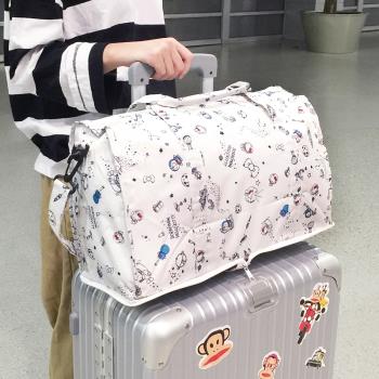 折疊女輕便短途單肩斜挎旅行包