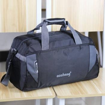 新款輕便健身運動包男女手提旅行包短途單肩斜挎旅游包小行李袋