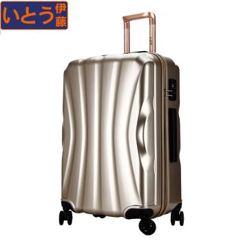 伊藤優惠價鋁框拉桿箱輕便萬向輪密碼鎖鋁框行李箱旅行箱
