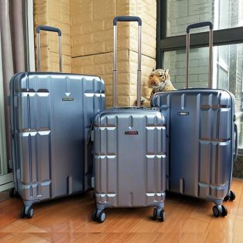 高配置防摔拉桿箱男女雙層拉鏈可擴展旅行箱防刮磨砂亮面行李箱