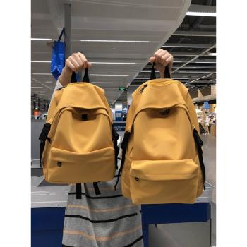 書包男韓版原宿ulzzang大學生高中雙肩包女大容量簡約揹包ins潮流