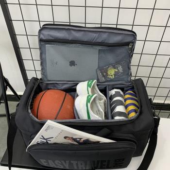運動訓練籃球包男多功能雙肩背包超大容量健身旅行包女旅游行李袋