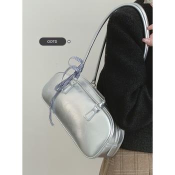 蝴蝶結女士韓國小眾手提包包