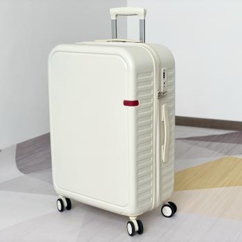 日本潮流行李箱萬向輪旅行箱密碼鎖PC拉桿箱男女時尚大容量拉鏈箱