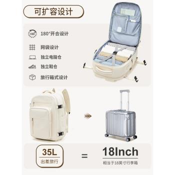 旅行新款女士輕便短途學生揹包