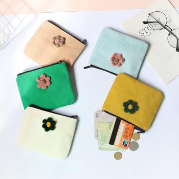 韓國女學生小清新零錢包ins風簡約適合夏天的迷你小錢包可愛百搭