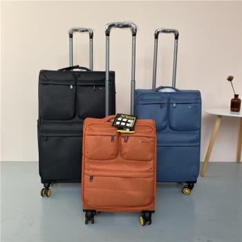 外貿出口20登機箱超輕牛津布旅行箱24行李箱28寸帆布拉桿箱萬向輪