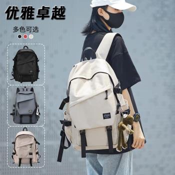 雙肩包女士短途短期大容量旅行揹包戶外旅遊登山電腦包大學生書包