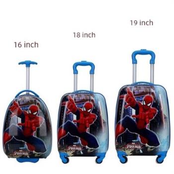 兒童拉桿箱行李箱19寸18小學生男女孩萬向輪男童登機旅行箱蜘蛛俠