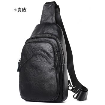 大容量街頭潮流黑色胸包