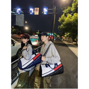 健身包斜挎手提女幹濕分離大容量訓練短途旅行李袋防水男運動揹包