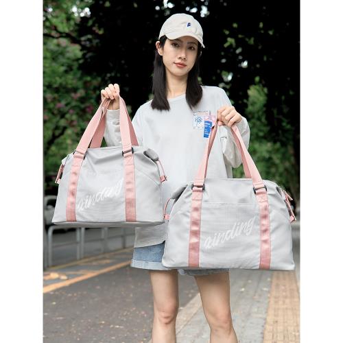 輕便旅行包女士手提包運動游泳健身包短途出行大容量行李包收納袋