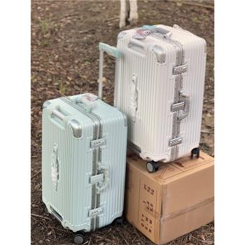 出口日本大容量運動版鋁框箱26寸託運稱重行李箱30寸出國託運皮箱