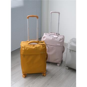 出口日本超輕牛津紡布20寸登機箱靜音萬向輪24寸託運行李箱軟箱子