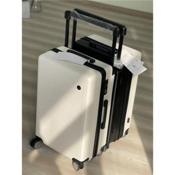 出口日本寬拉桿登機箱YKK拉鏈行李箱24寸超輕旅行箱防刮托運皮箱