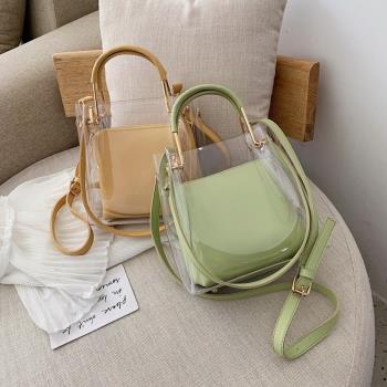 Transparent Handbags 2021 women new fashion style for girls