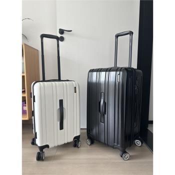 出口防刮耐磨20寸登機拉桿箱24寸純pc行李箱28運動版加厚旅行箱子