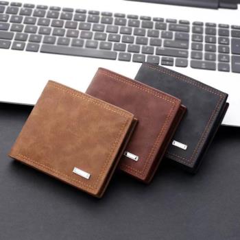 Men Short Wallet Genuine leather Man Purse Wallets Card bag