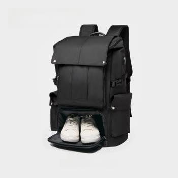 普利邦雙肩背包男士大容量旅游包戶外登山出差行李防水電腦包