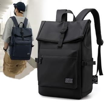 小米米家新款簡約雙肩包男士休閑旅行包電腦背包輕便大學生書包