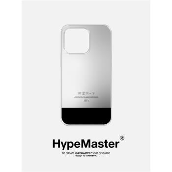 HypeMaster適用于iphone15/14promax復古Y2K銀面原創設計國潮潮流INS風小眾高級磨砂手機殼全包