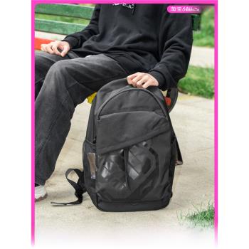 李寧雙肩背包男學生書包運動戶外大容量登山包專柜同款女ABSU011
