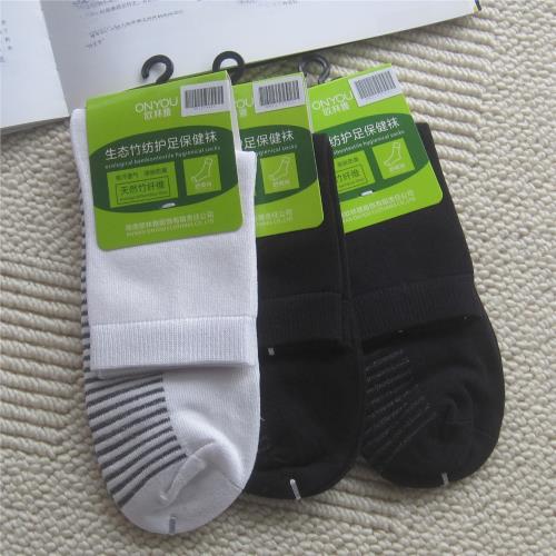秋冬品 歐林雅竹漿纖維襪子石墨烯情侶款防臭襪中厚 WN227/WY154