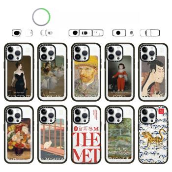 Magsafe磁吸CASE藝術家The Met聯名梵高自畫像手機殼15Promax適用iPhone14Pro亞克力蘋果13防摔保護套12Pro女