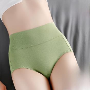 石墨烯抗菌女士內褲女純棉高腰收腹透氣無痕提臀全棉中腰褲頭夏季