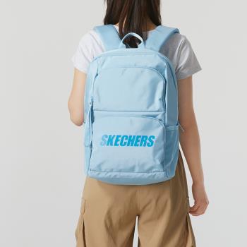 Skechers斯凱奇雙肩包男女大容量大學生書包背包L320U196-00KC00