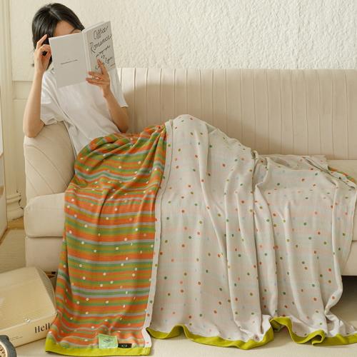 2024新款竹纖維空調毯竹棉冷感毯子夏季蓋毯夏涼午睡休憩毯子